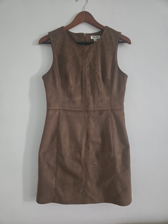 Ever New Dresses & Skirts - Ever New Brown Suede Mini Dress